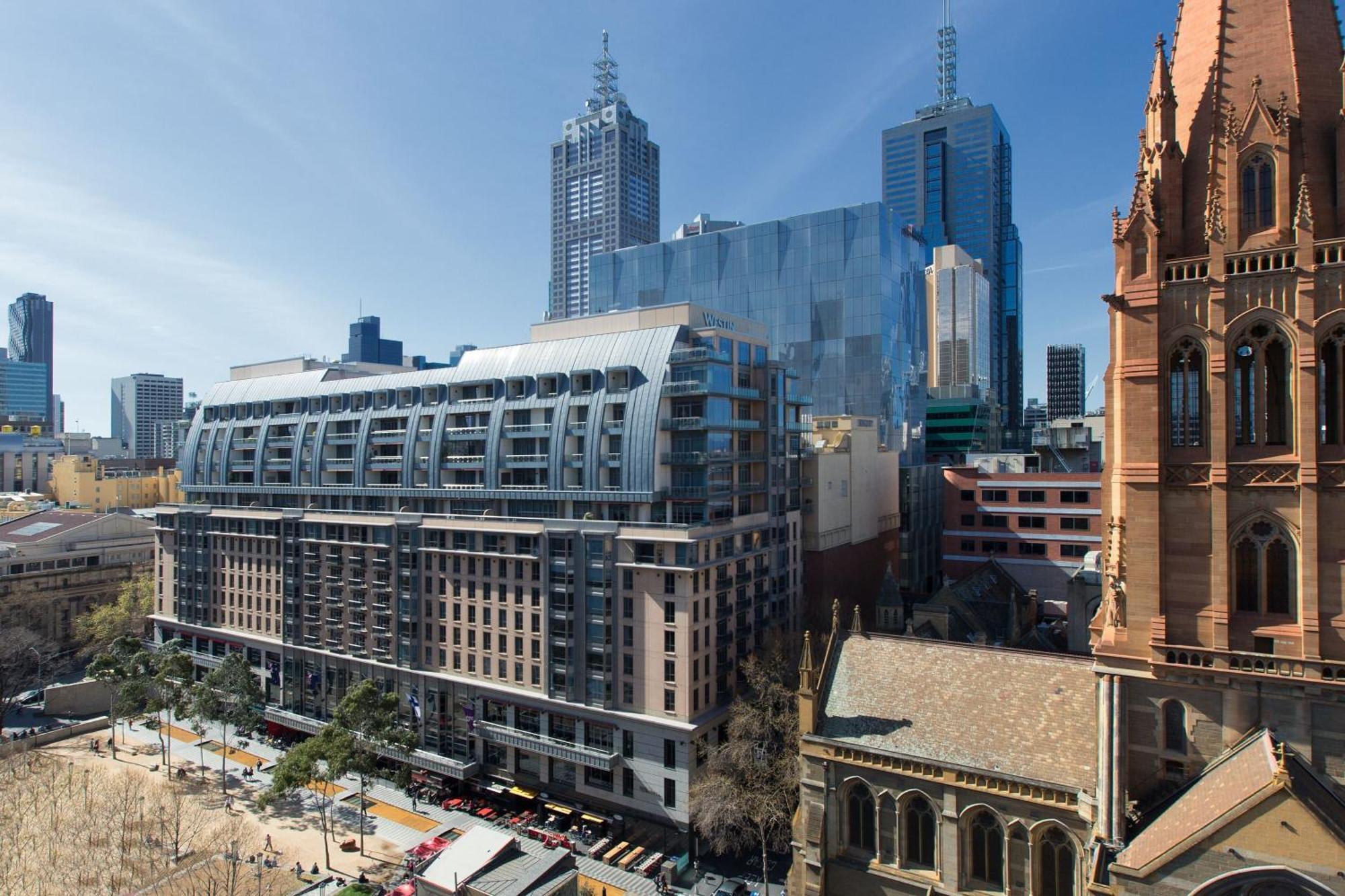The Westin Melbourne Hotell Eksteriør bilde The proposed apartment building