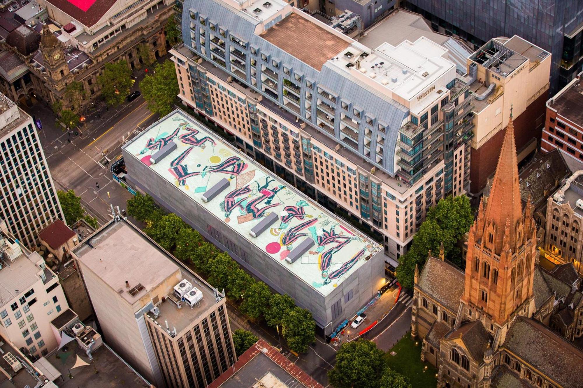 The Westin Melbourne Hotell Eksteriør bilde The rooftop of the Melbourne Museum
